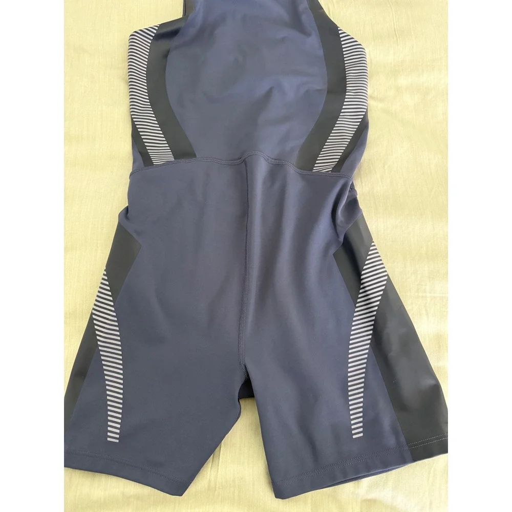 Athleta Allyson Felix Legend Bodysuit Women's‎ S Navy One Piece Performance Suit - Picture 3 of 7